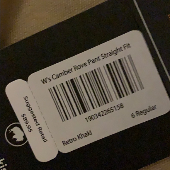 Women’s Camber Rove Pant Straight Fit Retro Khaki - Picture 4 of 4